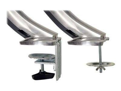 Ergotron MX - Befestigungskit (Gelenkarm, Spannbefestigung für Tisch, Tischplattenbohrung) - für LCD-Display - Polished Aluminum - Bildschirmgröße