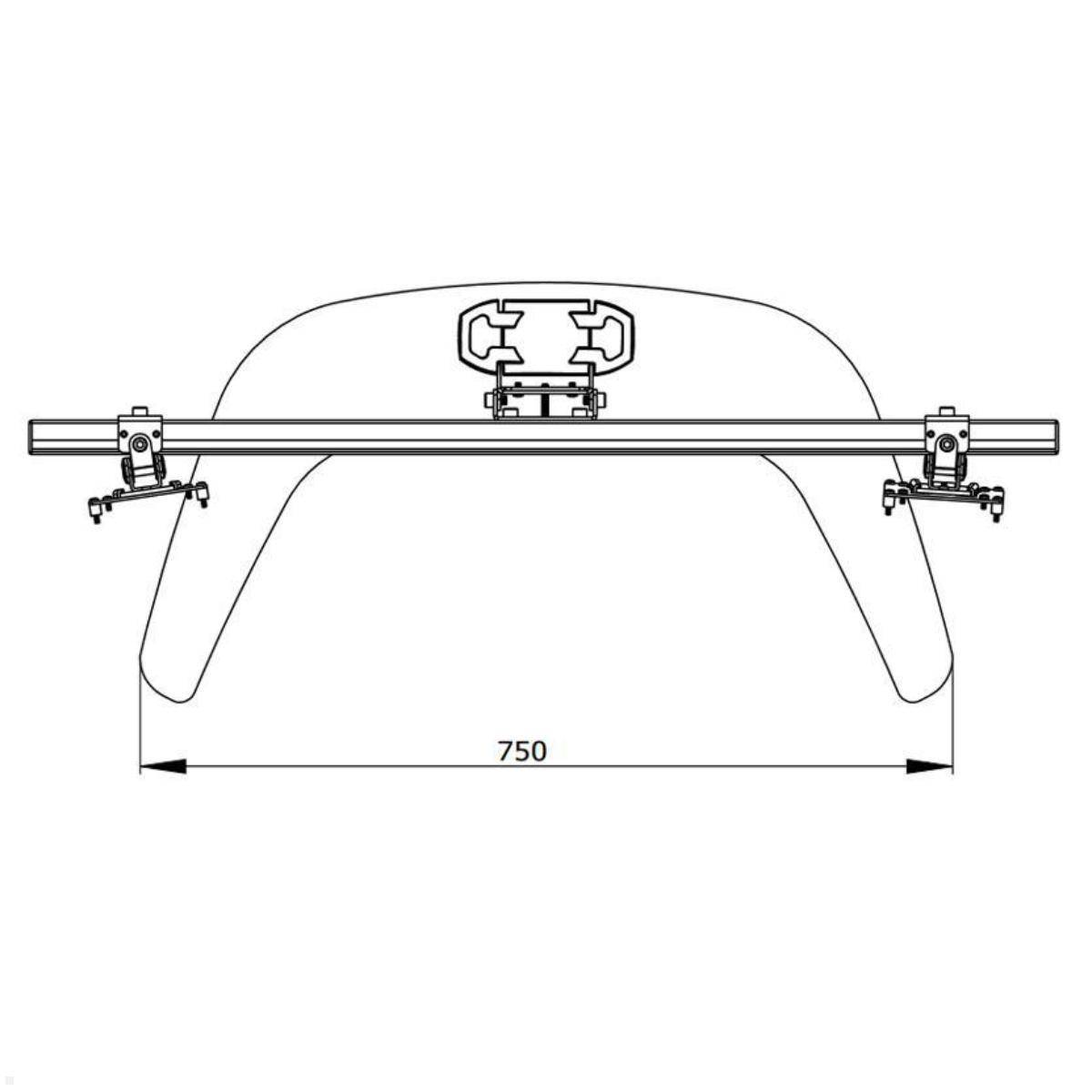 SMS Multimonitor Tischhalterung Control 2-fach Standfuß (MM051006-P0)