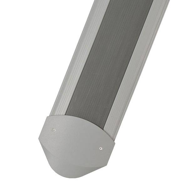 Kabelbrücke 150 cm EasyLoader Flexi, Farbe: dunkelgrau, inkl. 2 Endkappen