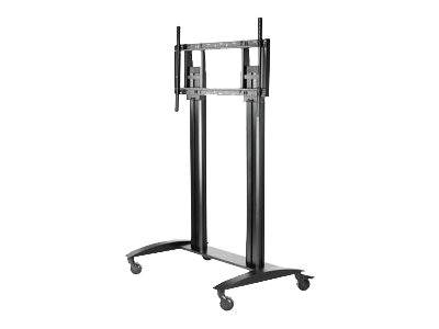Peerless-AV SmartMount SR598 - Wagen - für Flachbildschirm - Aluminium - schwarze Pulverbeschichtung - Bildschirmgröße: