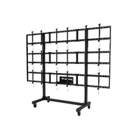 Peerless-AV Portable Video Wall DS-C555-3X3 - Wagen für Videoleinwand - schwarze Pulverbeschichtung - Bildschirmgröße: 116.8-139.7 cm (46"-55") Peerless-AV Portable Video Wall DS-C555-3X3 - Wagen für Videoleinwand - schwarze Pulverbeschichtung - Bildschirmgröße: 116.8-139.7 cm (46"-55")