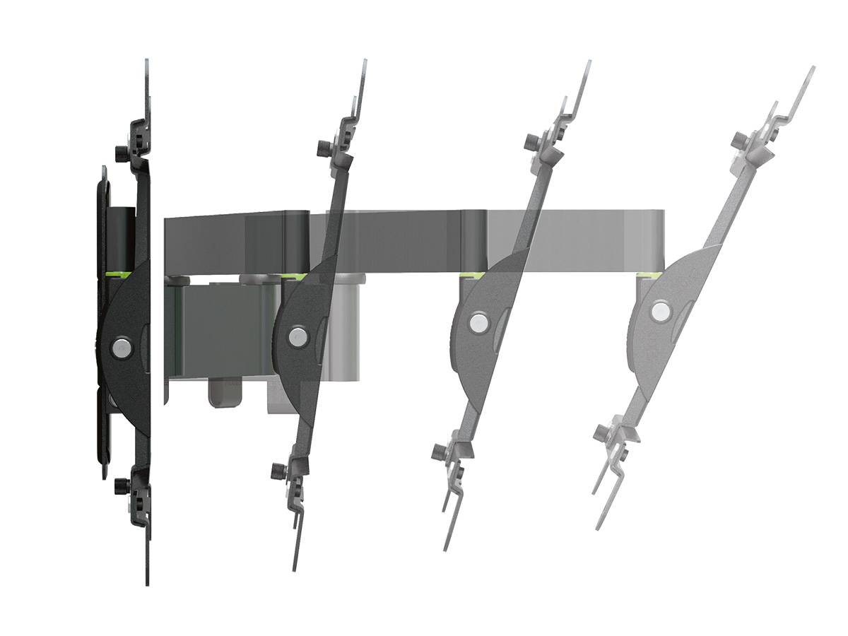 Erard EXO 400TW1 schwenkbare TV Wandhalterung 30-65 Zoll, Aluminium