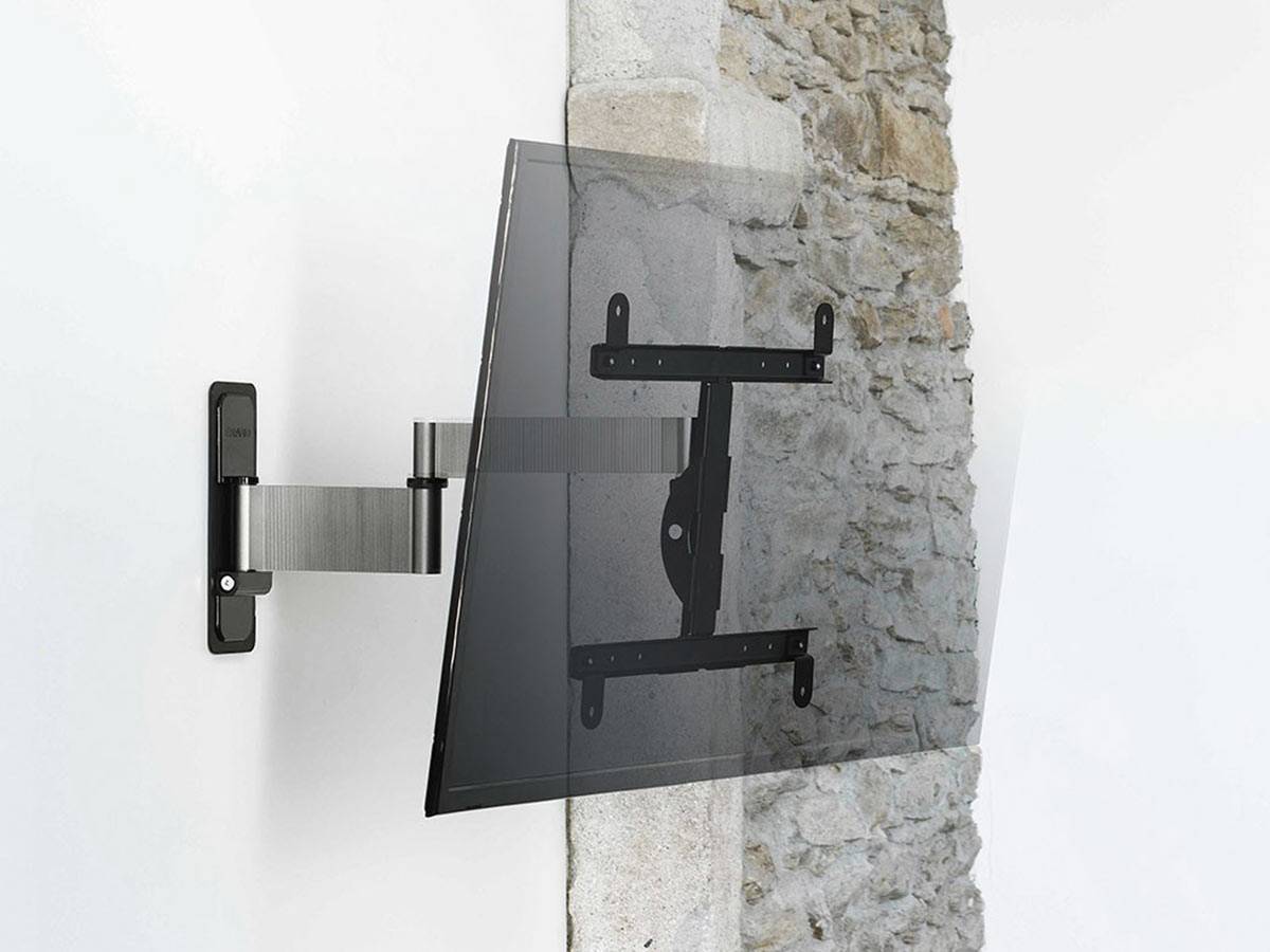 Erard EXO 400TW3 schwenkbare TV Wandhalter 30-65 Zoll, Aluminium