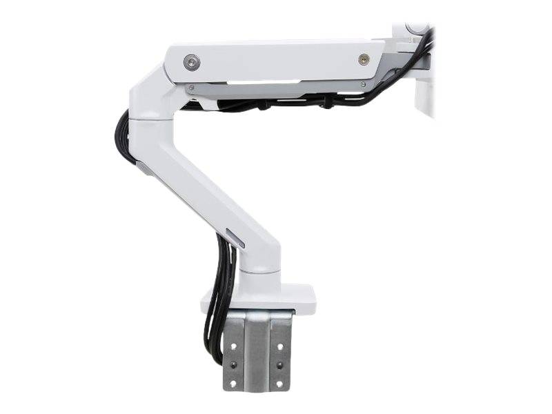 Ergotron HX Desk Monitor Arm - Befestigungskit (Gelenkarm, Spannbefestigung für Tisch, Tischplattenbohrung, Pivot, Befestigungsteile, Verlängerungst