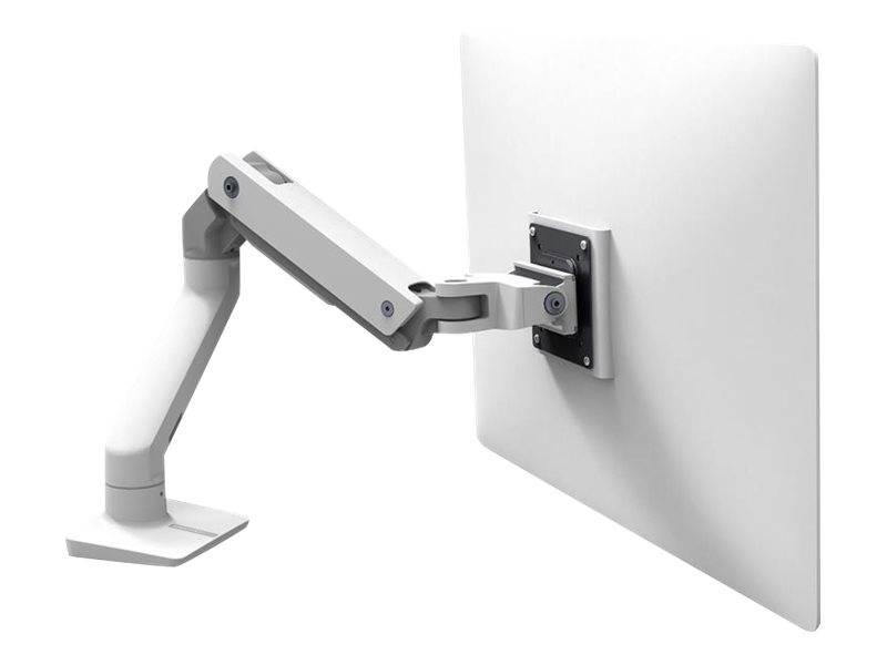 Ergotron HX Desk Monitor Arm - Befestigungskit (Gelenkarm, Spannbefestigung für Tisch, Tischplattenbohrung, Pivot, Befestigungsteile, Verlängerungst