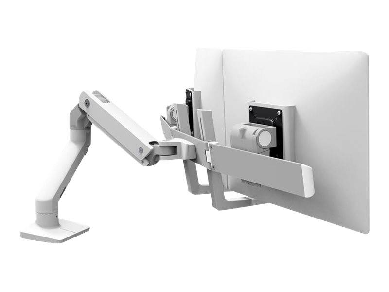 Ergotron HX Desk Dual Monitor Arm - Befestigungskit (Griff, Gelenkarm, Spannbefestigung für Tisch, Tischplattenbohrung, 2 Drehgelenke