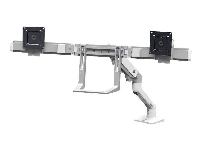Ergotron HX Desk Dual Monitor Arm - Befestigungskit (Griff, Gelenkarm, Spannbefestigung für Tisch, Tischplattenbohrung, 2 Drehgelenke