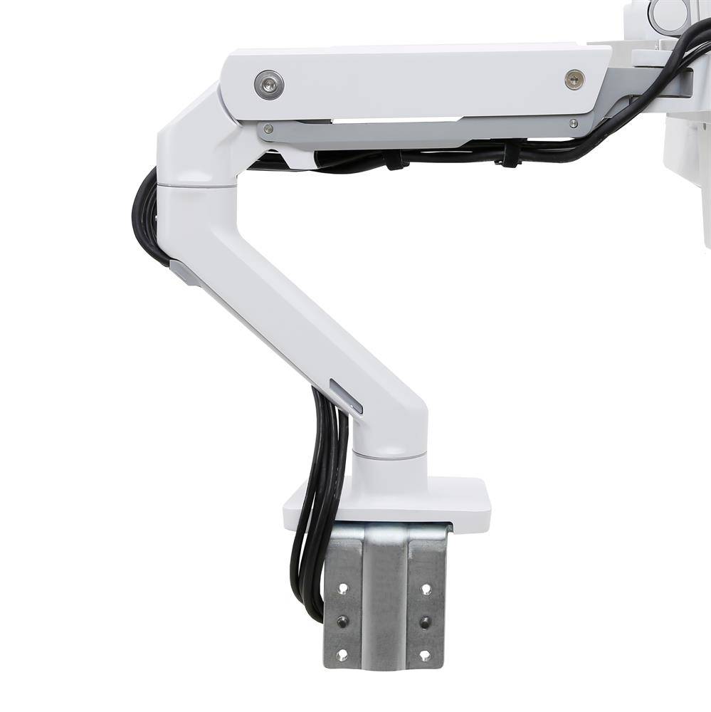 Ergotron HX Desk Dual Monitor Arm - Befestigungskit (Griff, Gelenkarm, Spannbefestigung für Tisch, Tischplattenbohrung, 2 Drehgelenke