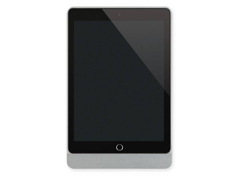 basalte Eve Wandhalterung iPad Pro/Air 10.5, DS, rund, silber