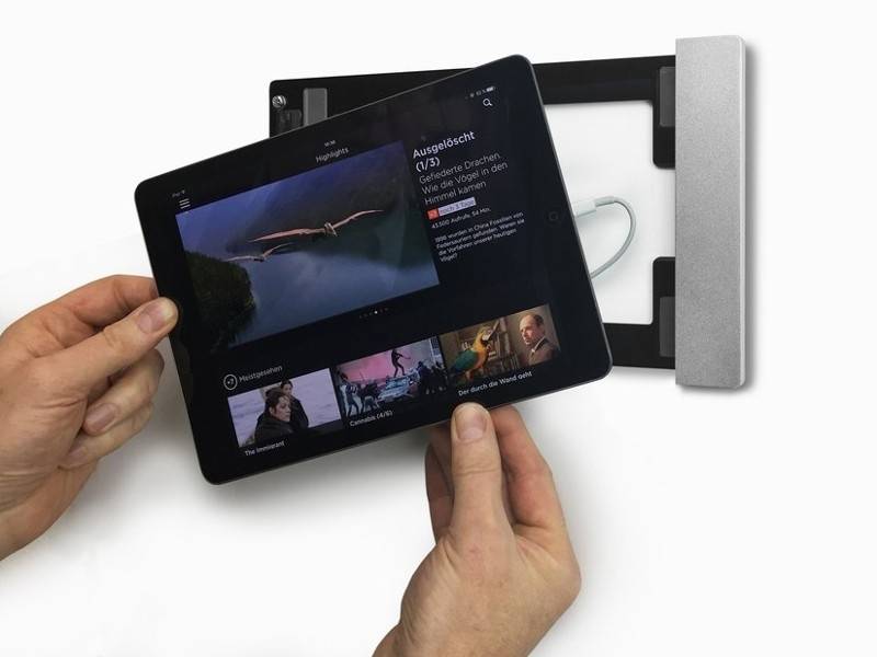smart things sDock Fix A iPad 11.0 Wandhalterung, schwarz