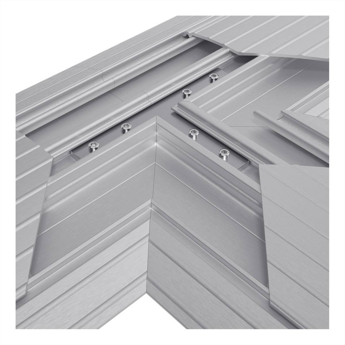 DATAFLEX Addit Kabelschutz, T-Verbindung 462, silberfarben