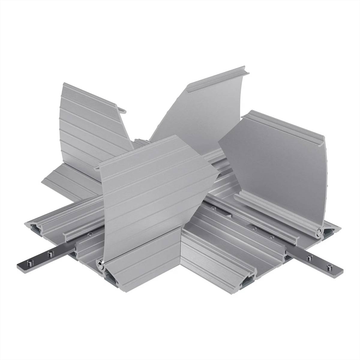 DATAFLEX Addit Kabelschutz, Kreuzverbindung 462, silberfarben