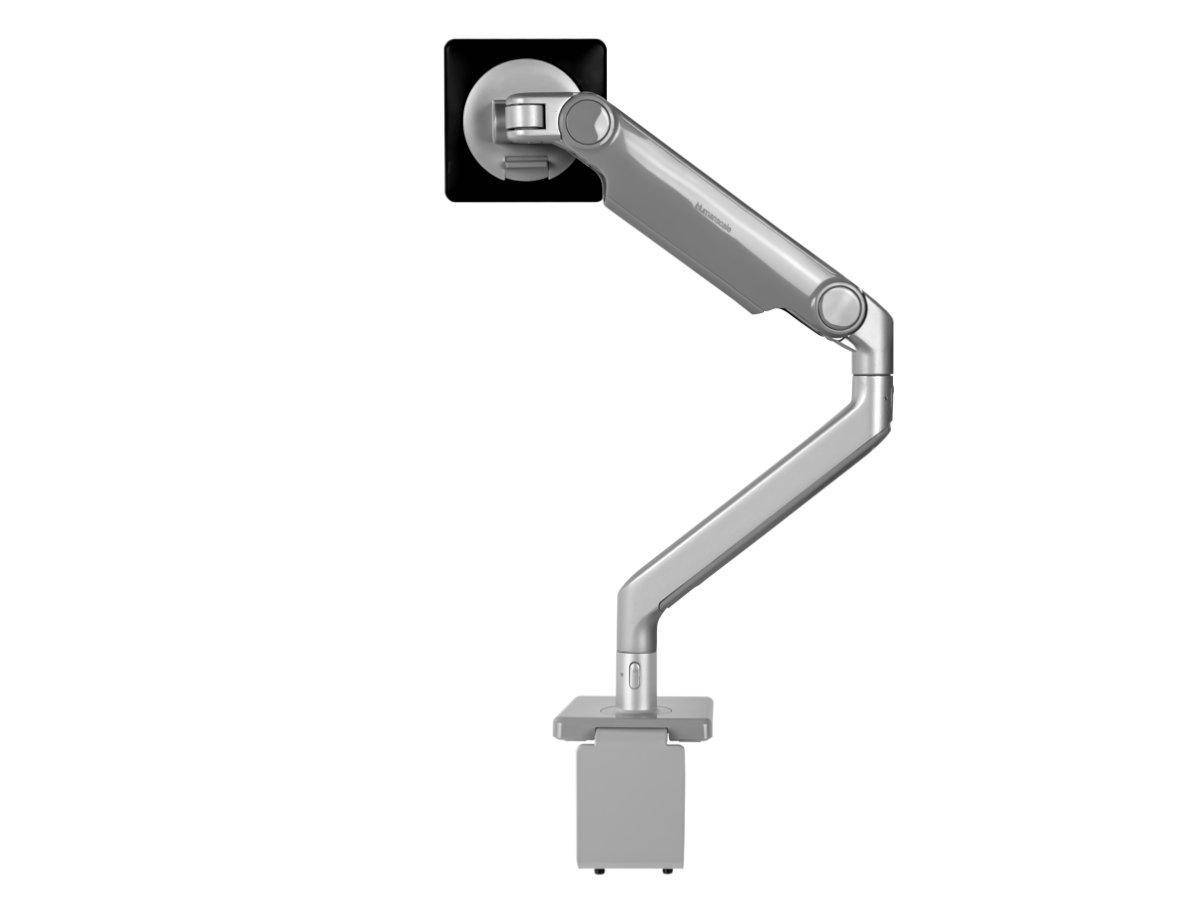 Humanscale M2.1 Monitorhalterung für USM Tisch schräg silber (M21USBTB)