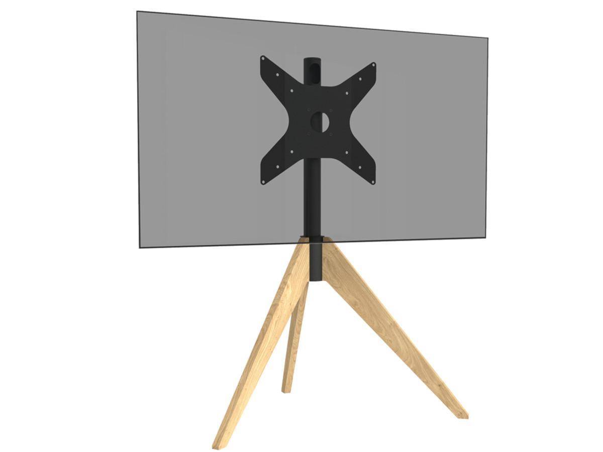 Cavus TRIANGLE-OAK TV Ständer 32-65Zoll, VESA 400x300, Eiche Holz