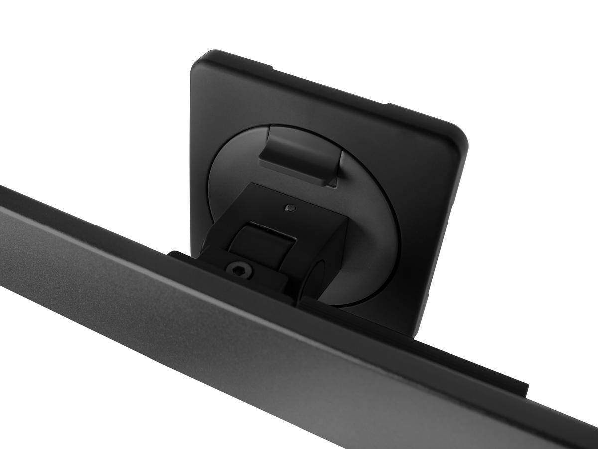 Humanscale M8.1 Dual Monitorhalter für USM Tisch gerade schwarz (M81UBE2B)