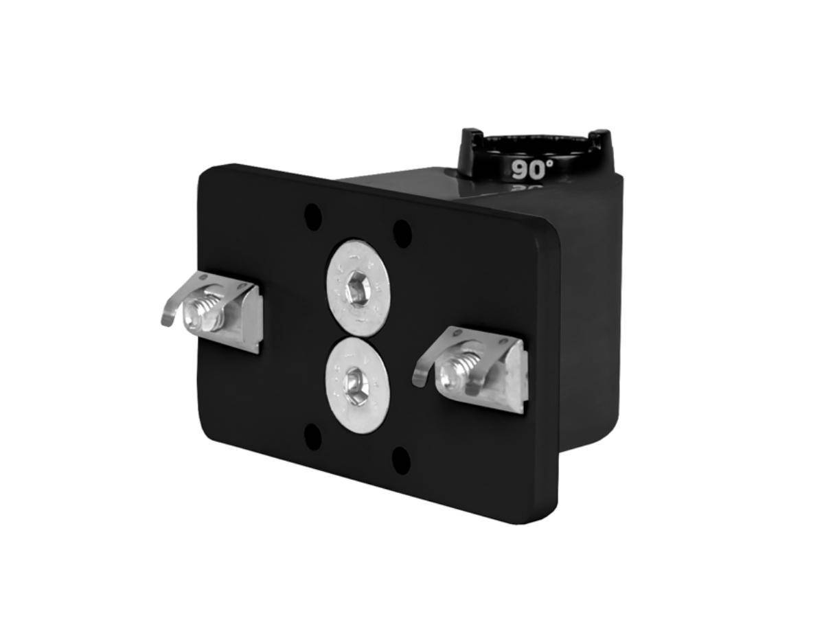 Humanscale M2.1 Monitorhalterung für K+N Reling schräg, schwarz