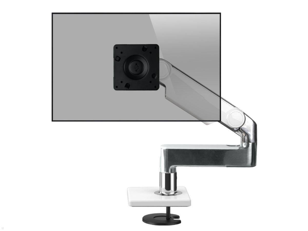 Humanscale M8.1 Monitor Tischhalterung Durchschraub gerade, weiß