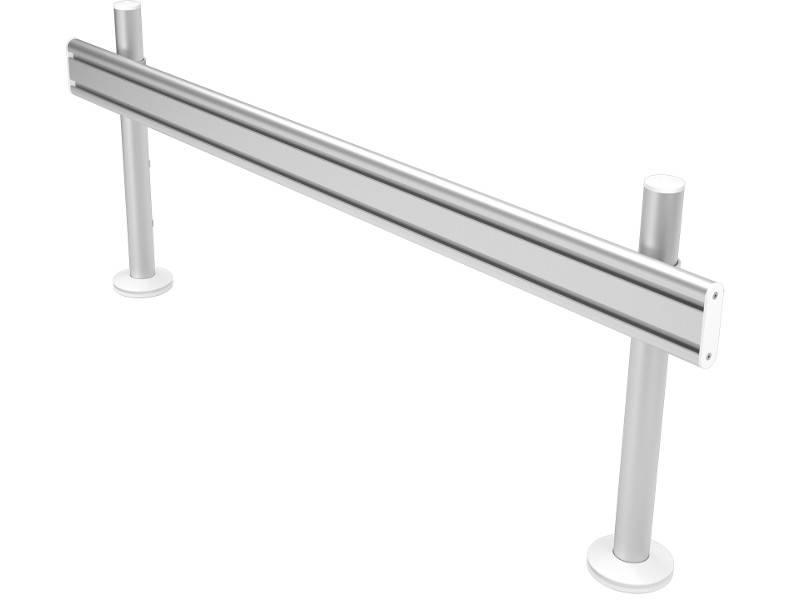 Dataflex Viewlite Schienensystem/Slatwall für den Tisch 1600mm (58.704)