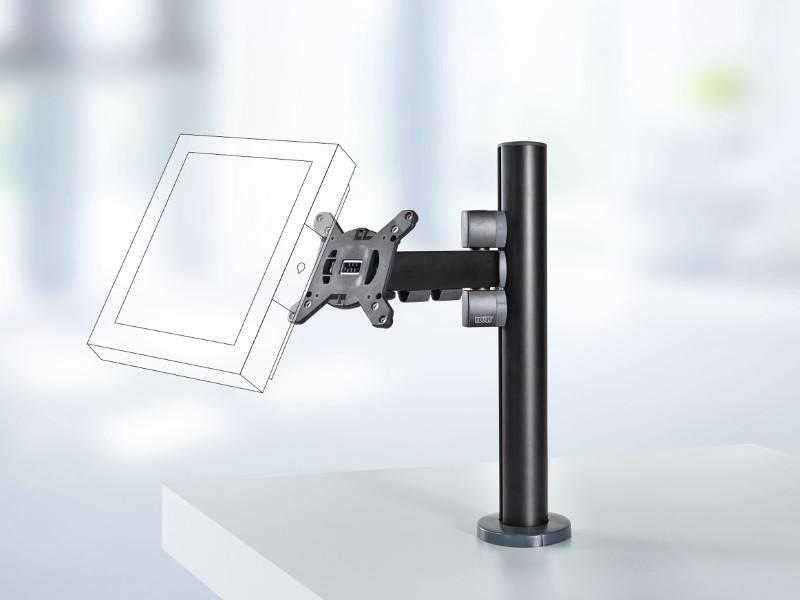 Novus POS Arm M 200 Monitorhalter (852+2709+000), silber