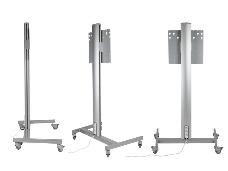 SMS Icon FH MT 2000 C Mobiler Monitorständer mit VESA Adapter bis 400x400 mm, si...
