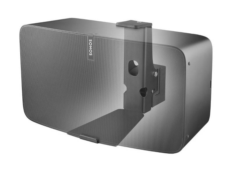 Cavus Lautsprecher Wandhalterung horizontal Sonos Play:5, schwarz