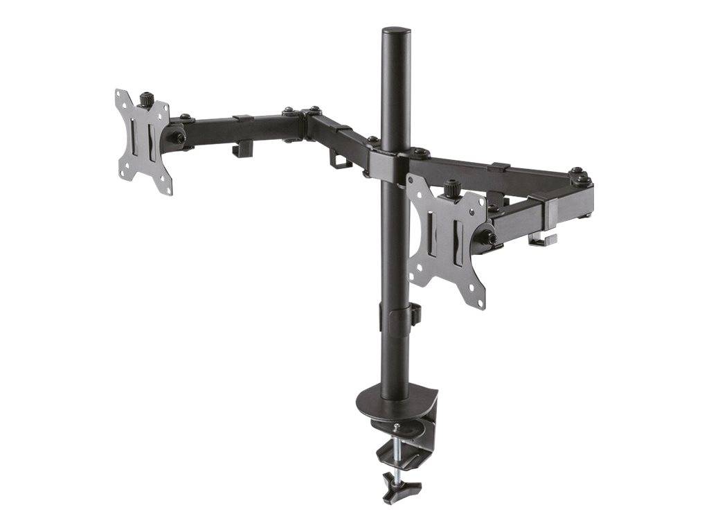 Neomounts Monitor-Tischhalterung FPMA-D550DBLACK 2 Display(s) 25,4cm (10") - 81,3cm (32") Schwarz Schwenkbar, Rotierbar, Neigbar