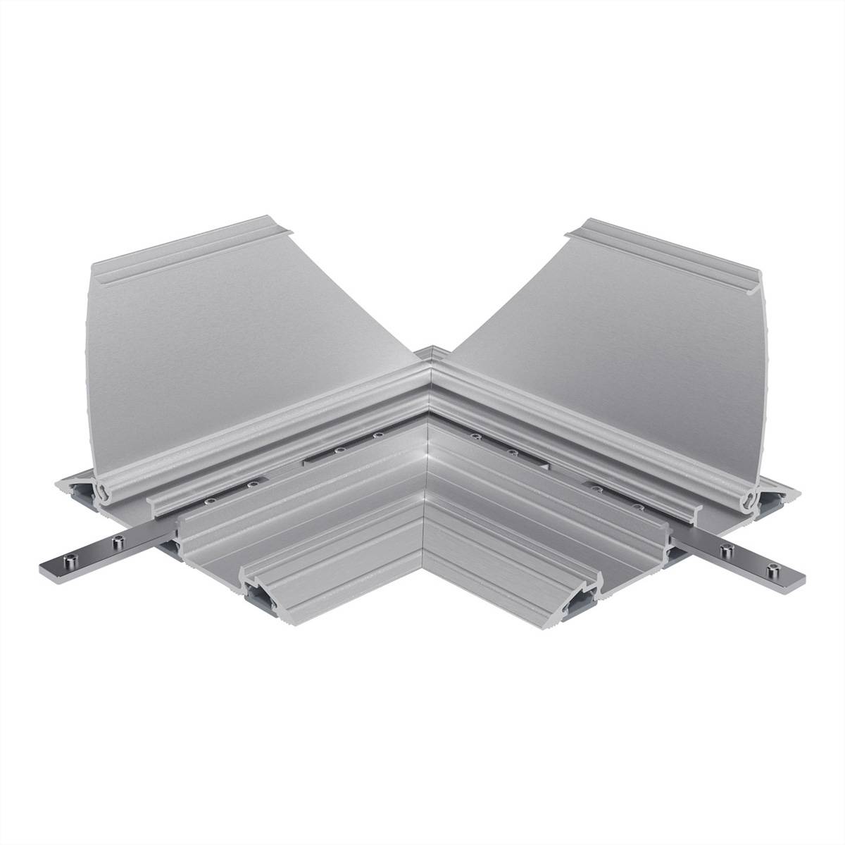 DATAFLEX Addit Kabelschutz, Eckverbindung 482, silberfarben