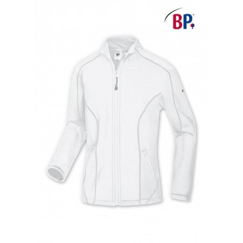BP® Fleecejacke 1745-679-21 Herren Jacke Fleece Sweatjacke Arbeitsjacke Workwear Größe "L" in Weiß
