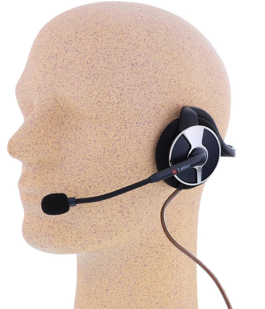 Labtec Stereo 442 Headset mit Nackenbügel Schwarz