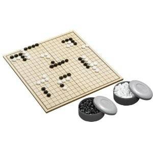 Philos 3210 - Go & Go Bang-Turnier, klappbares Holzspielbrett