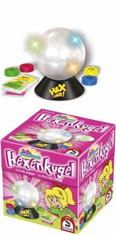 Schmidt 40458 - Bibi Blocksberg, Hexenkugel Mit Licht und Sound - Kinderspiel für 2-5 Spieler, Keine Batterien enthalten! (3 Batterien (AA)), Bibi Bl