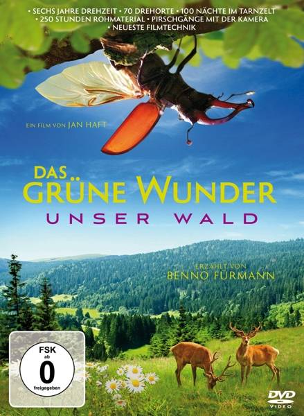 Das grüne Wunder - Unser Wald Regie: Jan Haft, Erzählt von Benno Fürmann, D 2005-2011, FSK ab 0, DVD-Video, Dt/engl