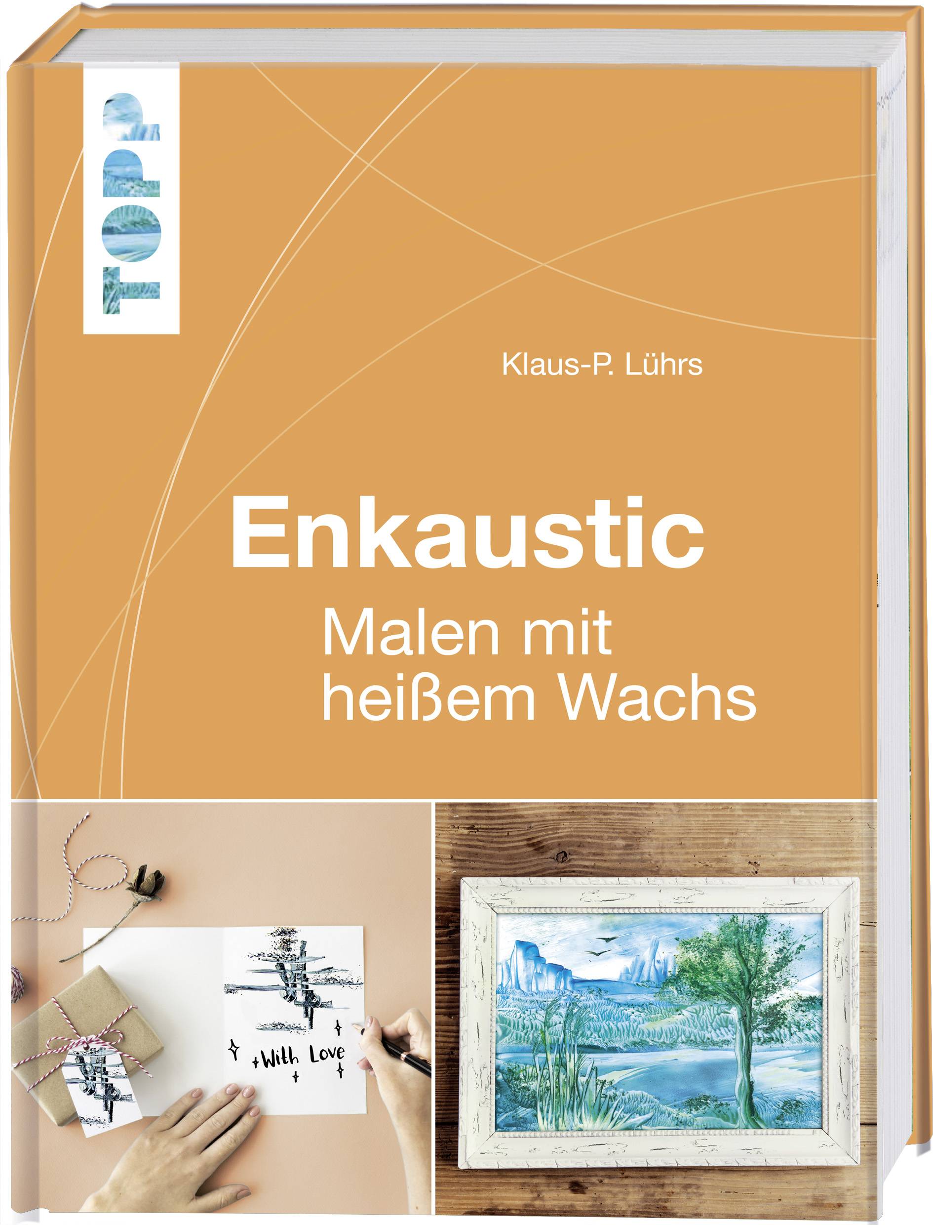 Enkaustic Malen mit heißem Wachs