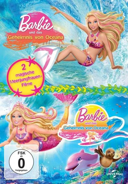 Barbie und Das Geheimnis von Oceana & Barbie und Das Geheimnis von Oceana 2 FSK ab 0, 2 DVD-Videos, Dt/engl