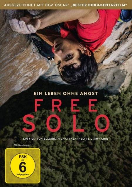 Free Solo Ein Leben ohne Angst. Ausgezeichnet mit dem Oscar Bester Dokumentarfilm 2019. DE