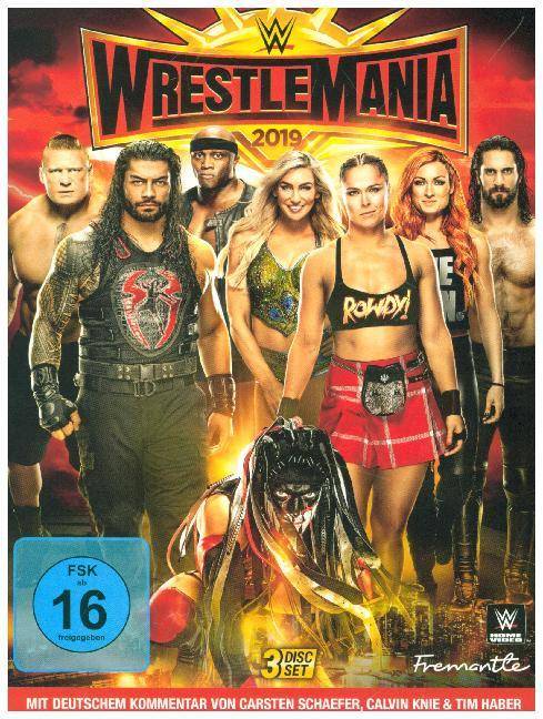 WWE - Wrestlemania 2019, 3 DVDs