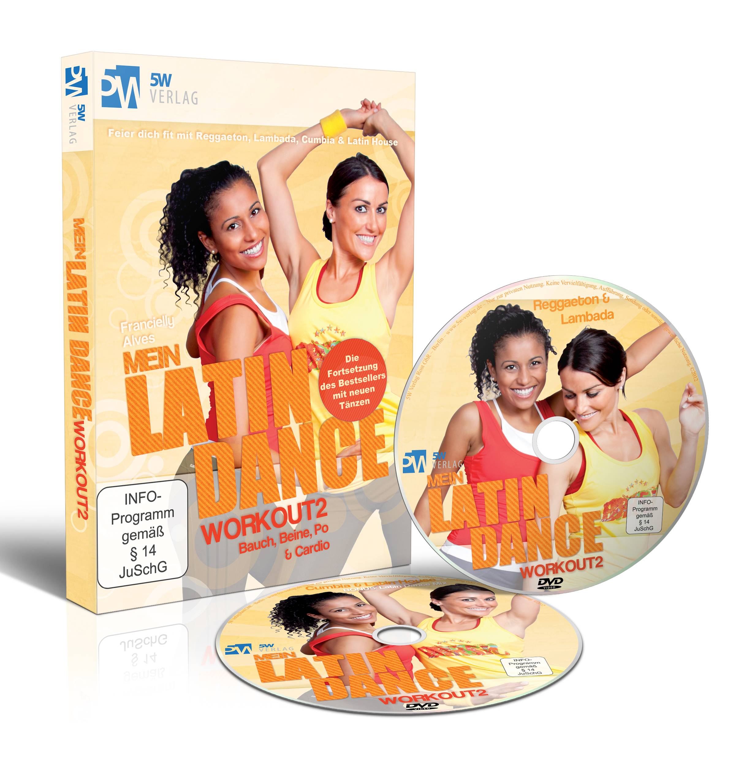 Mein Latin Dance Workout 2, 2 DVDs Bauch, Beine, Po & Cardio