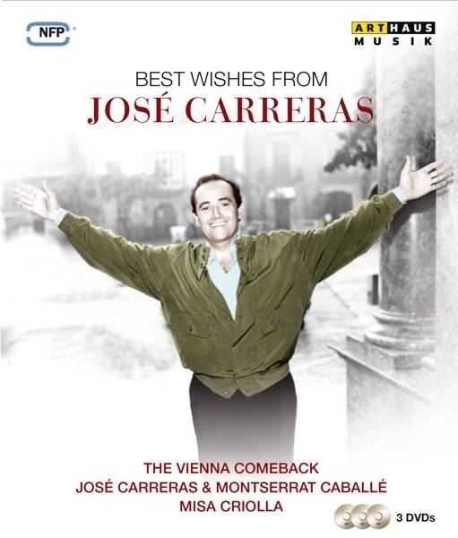 Carreras, J: Best Wishes From Jose Carreras Interpret: José Carreras, Wien/Moskau/San Francisco 1988/1989/1990, FSK ab 0, 3 BluRay-Discs, José Carre