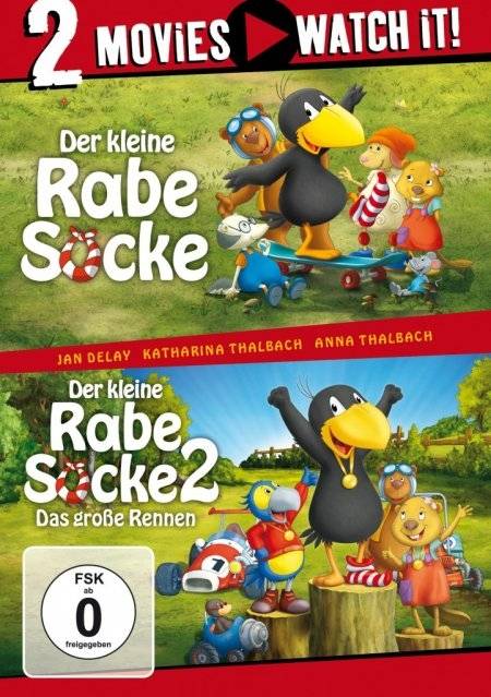 Der kleine Rabe Socke & Der kleine Rabe Socke 2 - Das große Rennen 2 Movies