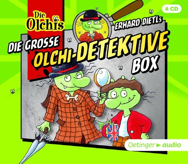 Die große Olchi-Detektive-Box (4CD) Hörspielbox mit 4 Folgen Olchi-Detektive, ca. 190 min.