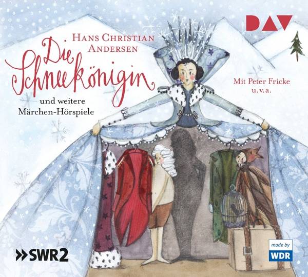 Die Schneekönigin und weitere Märchen-Hörspiele, 3 Audio-CDs Hörspiele mit Peter Fricke u.v.a. (3 CDs), Hörspiel
