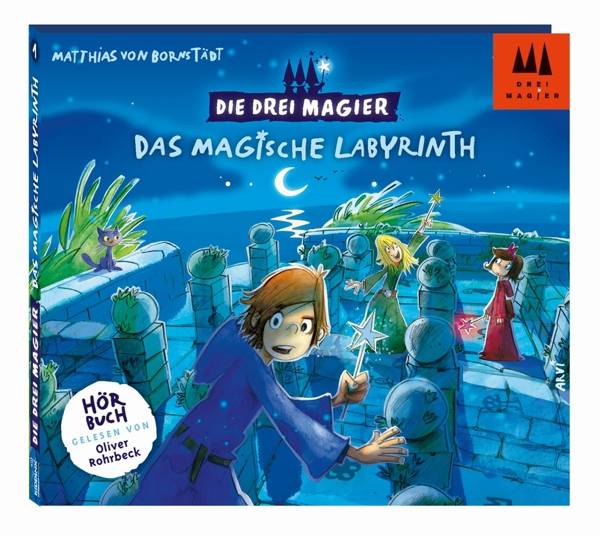 Die Drei Magier - Das magische Labyrinth, 2 Audio-CDs Sprecher: Oliver Rohrbeck, Ungekürzte Lesung, 2 CDs, Die drei Magier 1