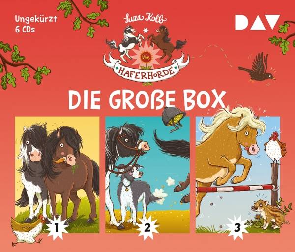 Die Haferhorde - Die große Box, 6 Audio-CDs Ungekürzte Lesungen mit Bürger Lars Dietrich (6 CDs), Lesung