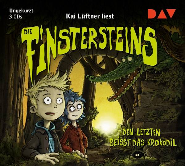 Die Finstersteins - Den Letzten beißt das Krokodil!, 3 Audio-CDs Ungekürzte Lesung mit Kai Lüftner (3 CDs), Lesung
