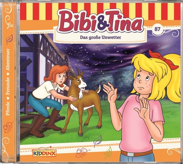 Bibi & Tina - Das große Unwetter, 1 Audio-CD CD, Bibi & Tina 87