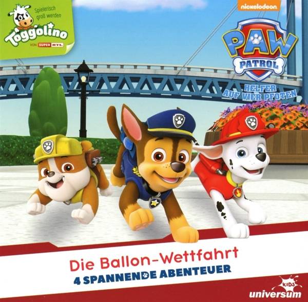 Paw Patrol. Tl.3, 1 Audio-CD 4 spannende Abenteuer, Das Hörspielreihe zur TV-Serie, CD, Paw Patrol - Helfer auf vier Pfoten 3