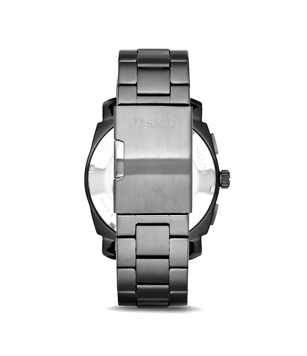 Fossil Herren Chronograph Quarz Uhr aus Edelstahl  FS4931