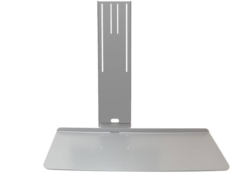 MonLines MTB001S Tastaturhalterung zur Monitor Befestigung, silber