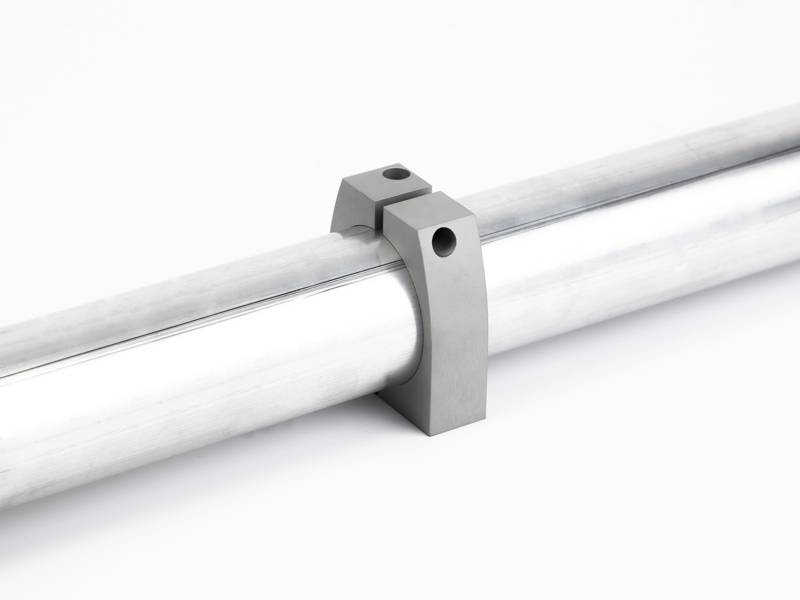 MonLines MBR75S Befestigungsring für Säulen 71-75 mm silber