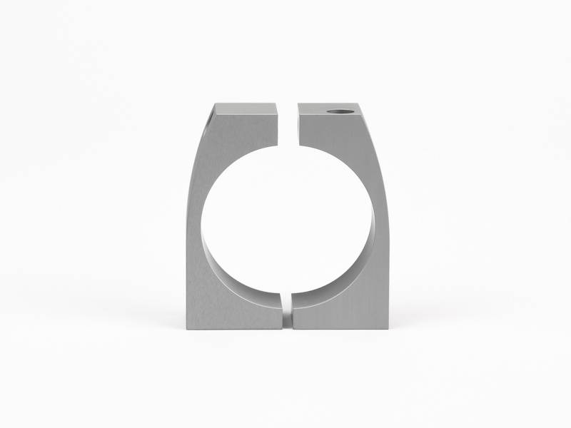 MonLines MBR75S Befestigungsring für Säulen 71-75 mm silber